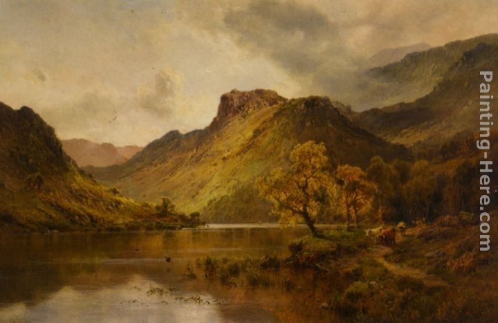 Alfred Fontville De Breanski The Gwynant Valley North Wales